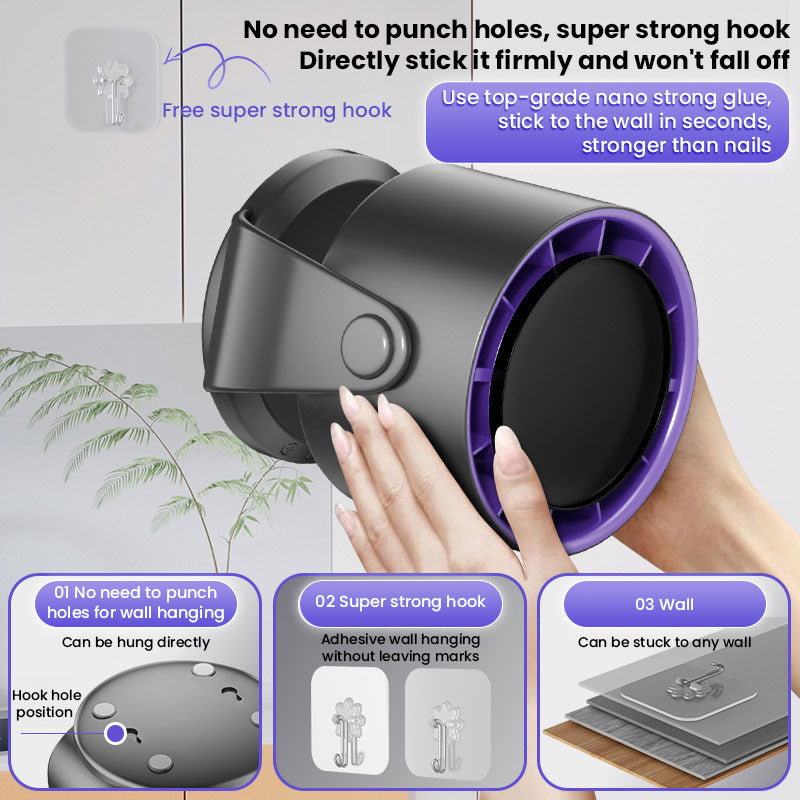 Ventilateur Portable 100 Vitesses - Compact, Rechargeable, Ultra Silencieu