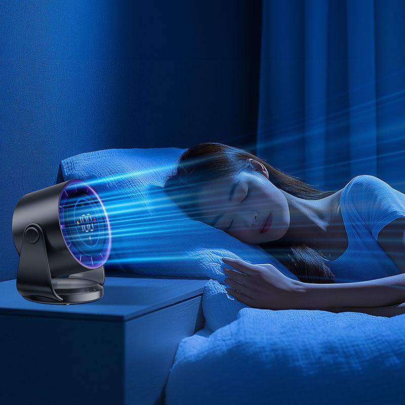 Ventilateur Portable 100 Vitesses - Compact, Rechargeable, Ultra Silencieu