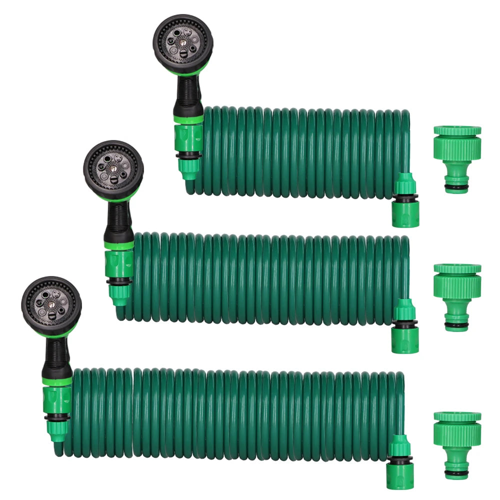 Tuyau à bobine extensible 7,5/15/30m – Pistolet 7 jets, compact & résistant