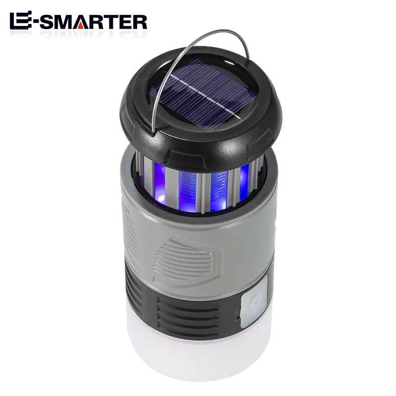 Lampe solaire UV anti-moustique – Rechargeable & pliante, modèle portable