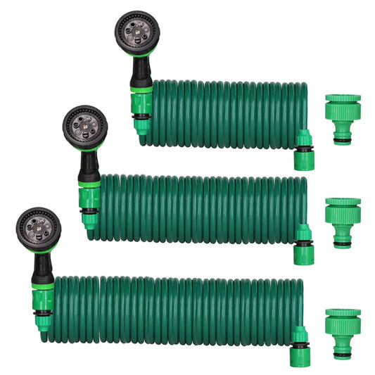 Tuyau à bobine extensible 7,5/15/30m – Pistolet 7 jets, compact & résistant