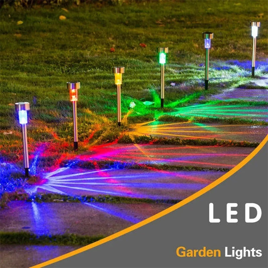 Spots LED solaires encastrables (8 pièces) – Extérieur, étanches IP55
