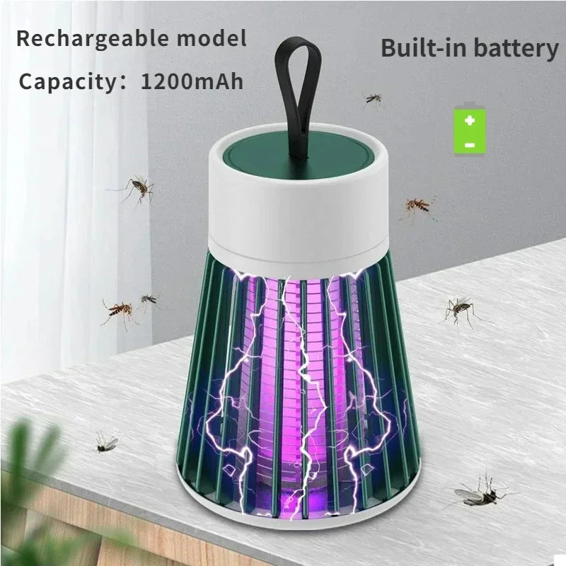 Éliminez les moustiques sans bruit – Lampe UV rechargeable 1200mAh