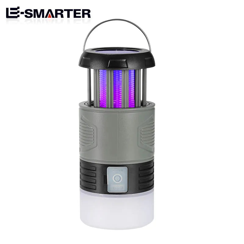 Lampe solaire UV anti-moustique – Rechargeable & pliante, modèle portable