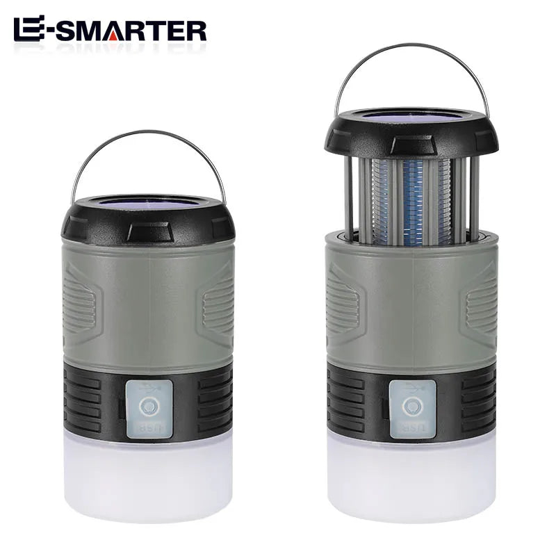 Lampe solaire UV anti-moustique – Rechargeable & pliante, modèle portable